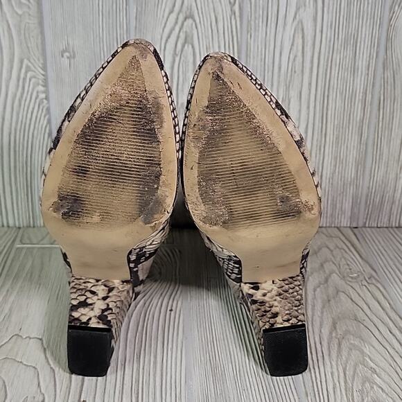 Steve Madden Elroy Snakeprint Ankle Boots Womens Size 8 - Picture 7 of 14